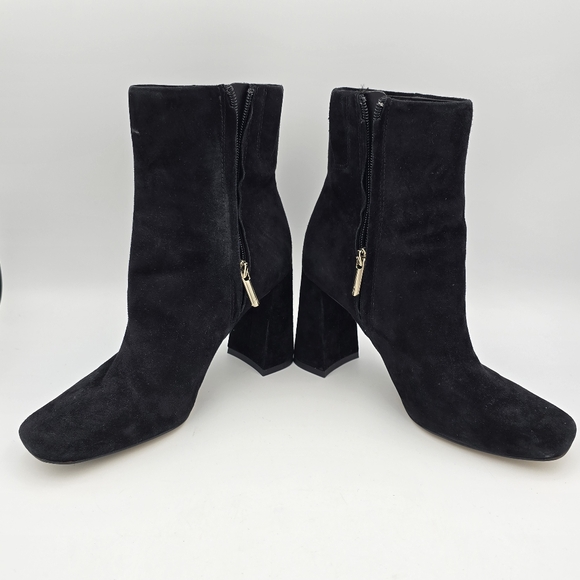Sam Edelman Codie Booties, Black Suede, Women's Size 6.5 - Picture 6 of 12